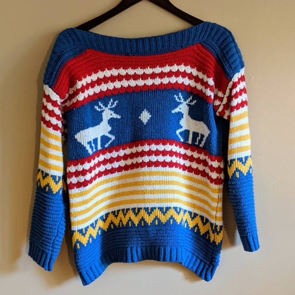 Reindeer Christmas Holiday Sweater